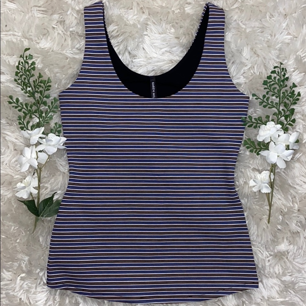 ❗️NWT❗️Women’s Karen Millen Stripped Tank Top